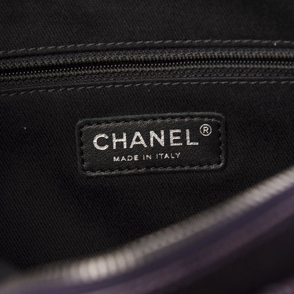 Chanel Iridescent Caviar Quilted Small Chic Flap Dark Purple 6 of 11