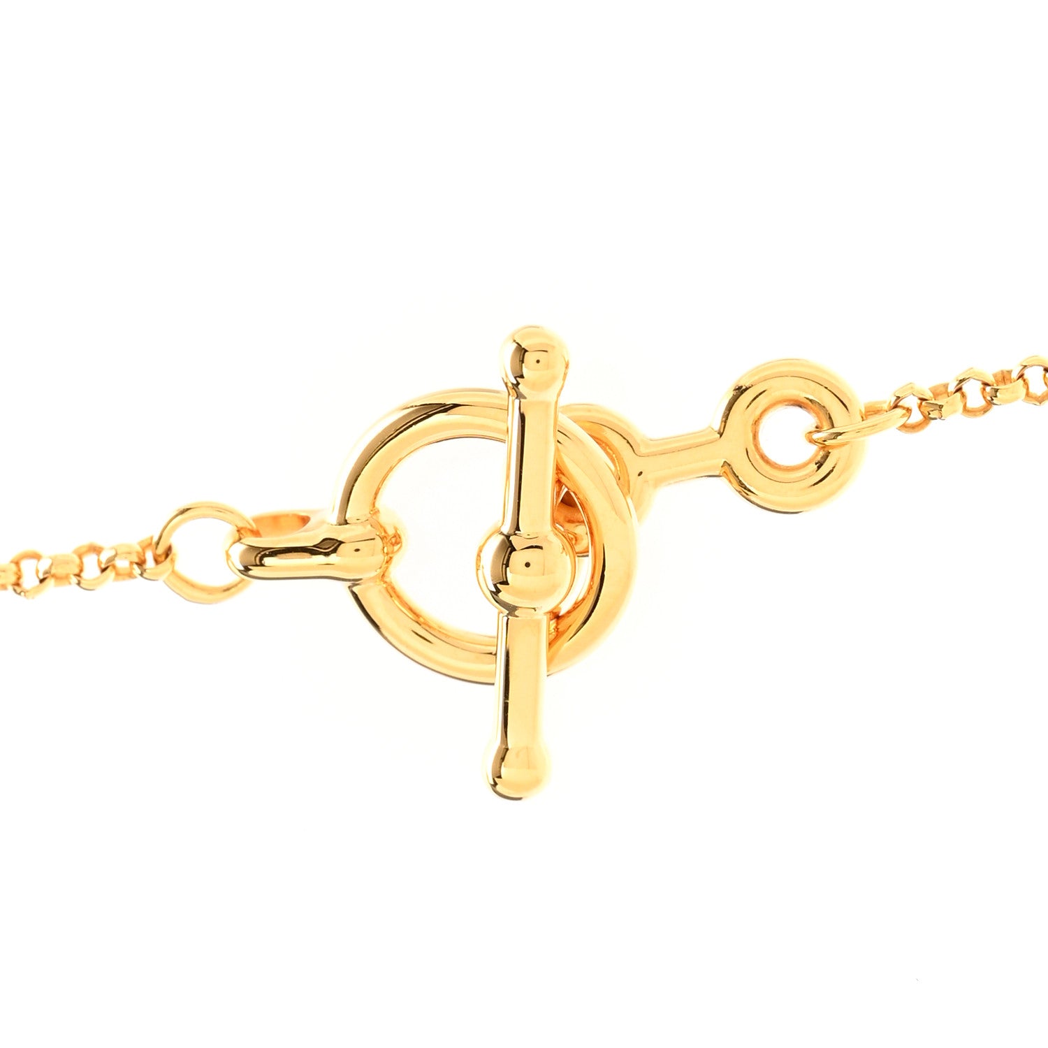 Hermes Metal Enamel Artificier Pendant Necklace Orfevre 5 of 8