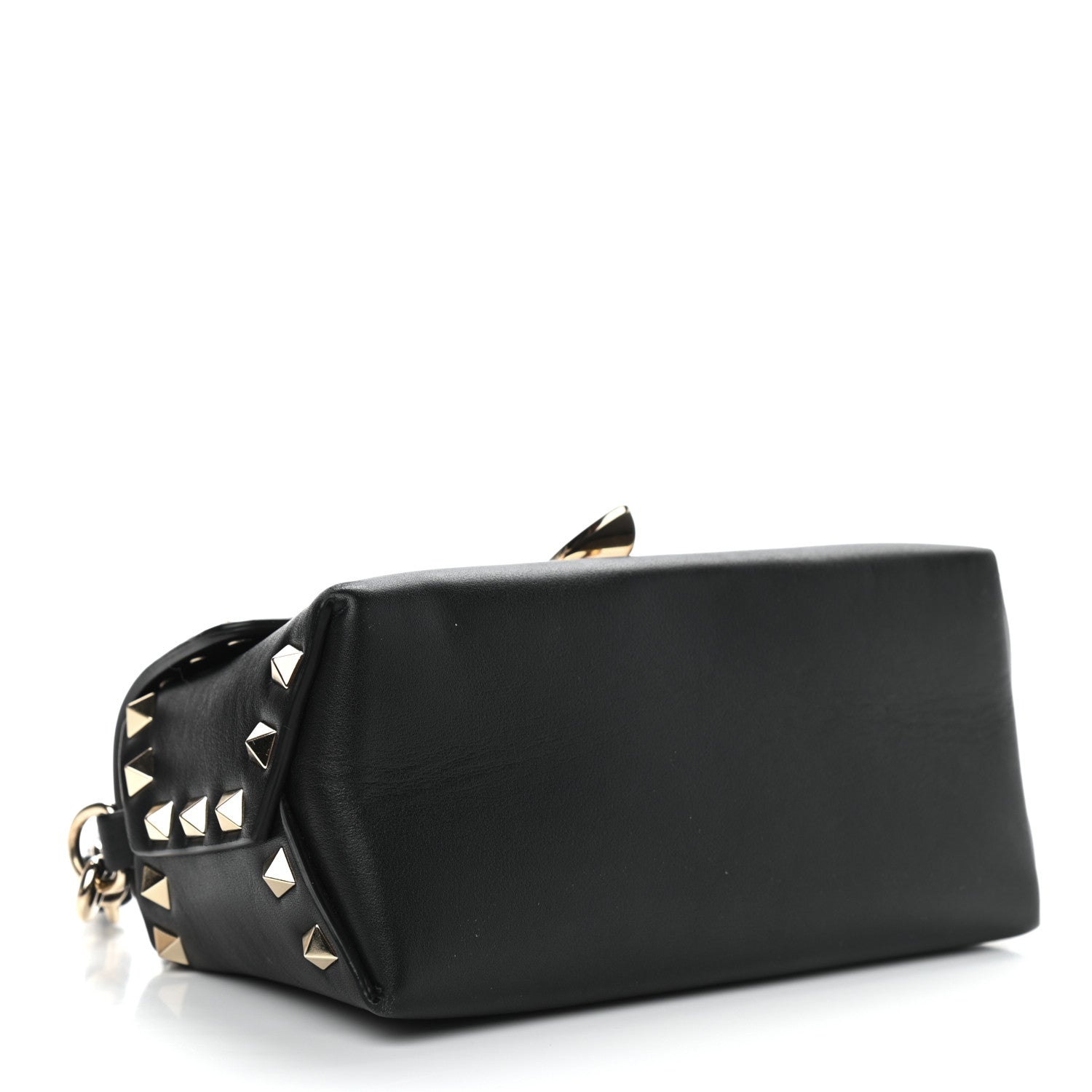 Valentino Garavani Vitello Mini Rockstud Crossbody Bag Black 4 of 8