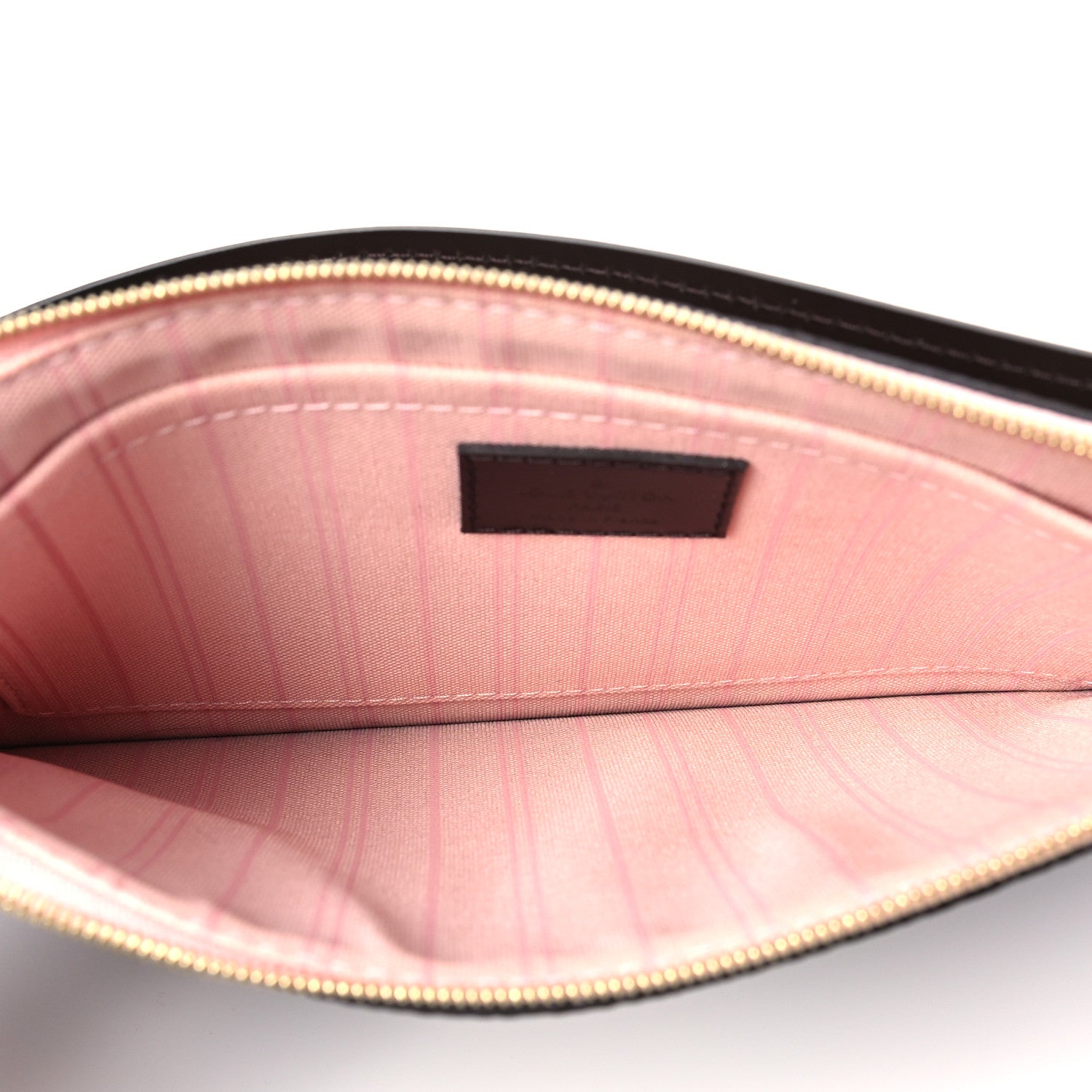 Louis Vuitton Damier Ebene Neverfull MM GM Pochette Rose Ballerine 5 of 6