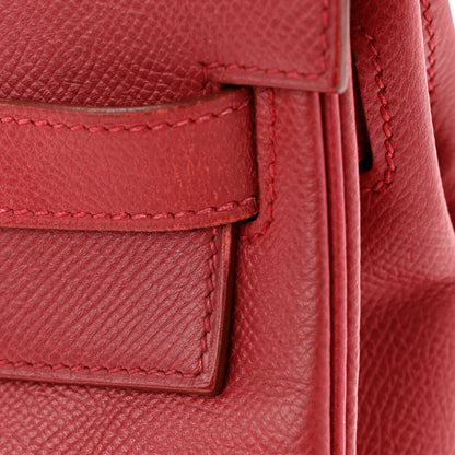 Hermes Courchevel Kelly Retourne 35 Rouge Vif 13 of 13