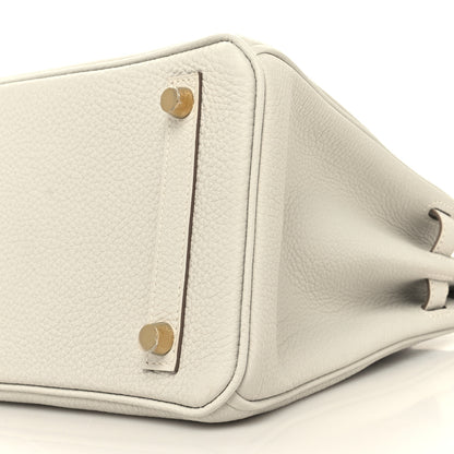 Hermes Togo Birkin 25 Gris Pale 10 of 10