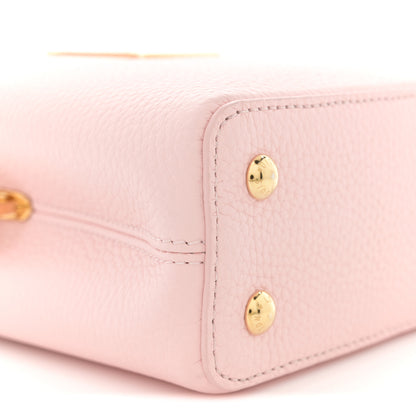Louis Vuitton Taurillon Flower Chain Mini Capucines Pink 8 of 10