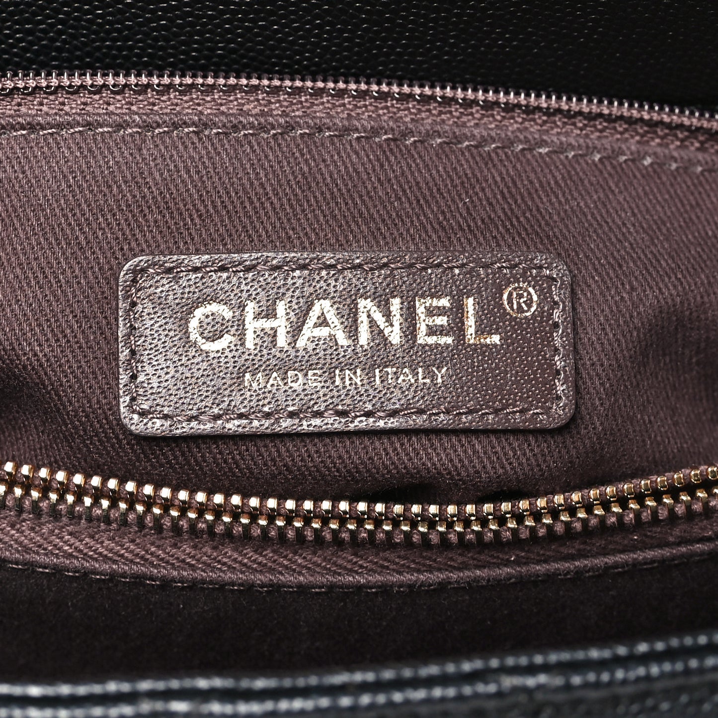 Caviar Quilted Small Coco Chain Handle Flap Black