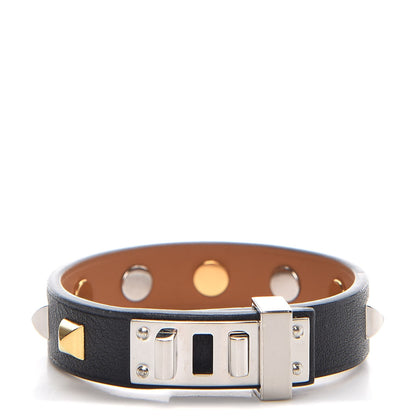 Hermes Swift Mini Dog Clous Carres Bracelet T1 Black 1 of 8