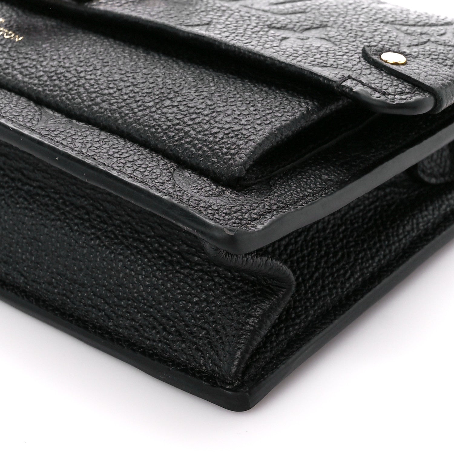 Louis Vuitton Empreinte Vavin Chain Wallet Black 10 of 11