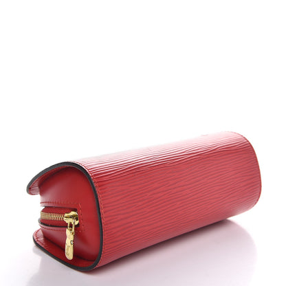 Louis Vuitton Epi Dauphine 17 Cosmetic Pouch Castillan Red 4 of 7