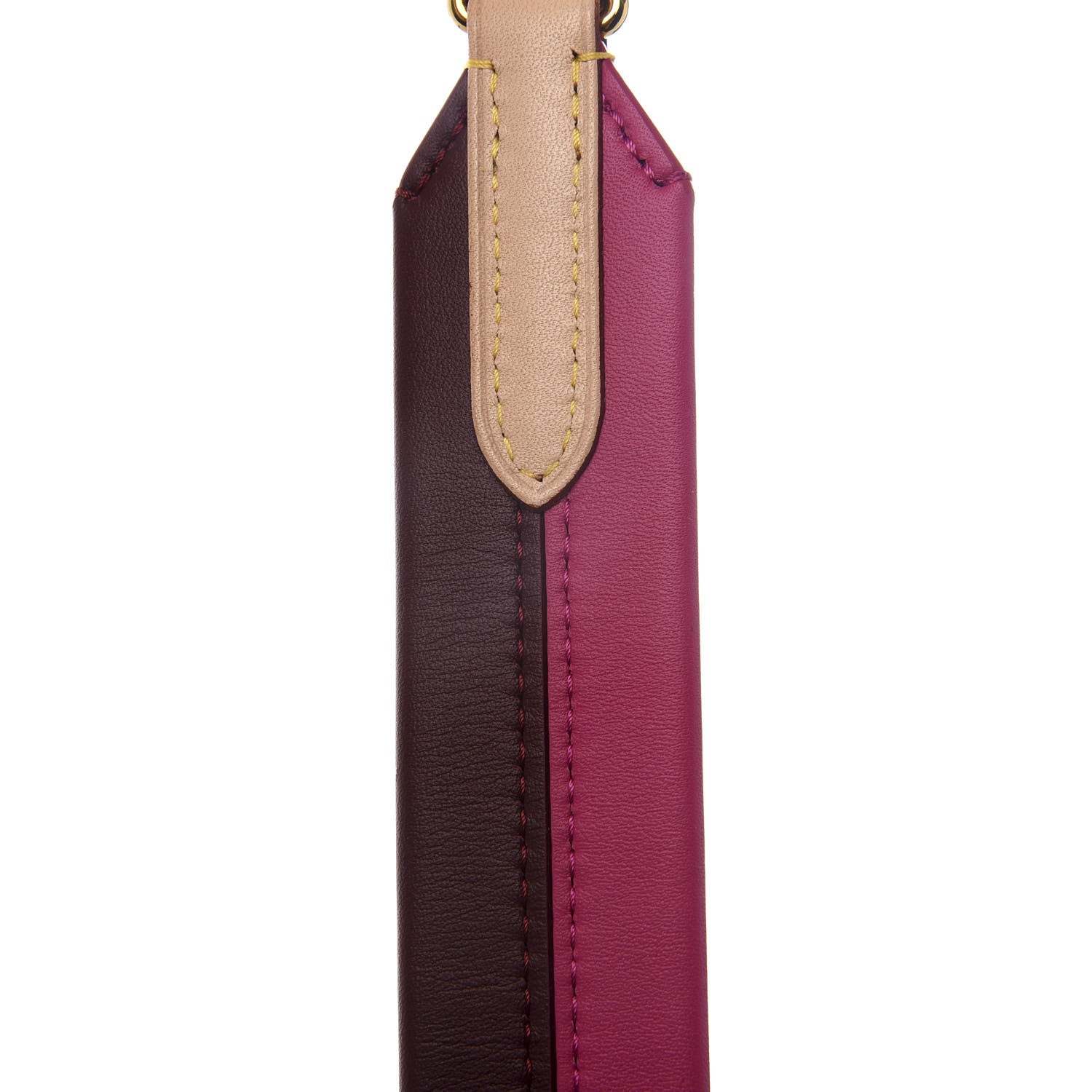Louis Vuitton Calfskin Cluny BB Shoulder Strap Bordeaux Fuchsia 4 of 4