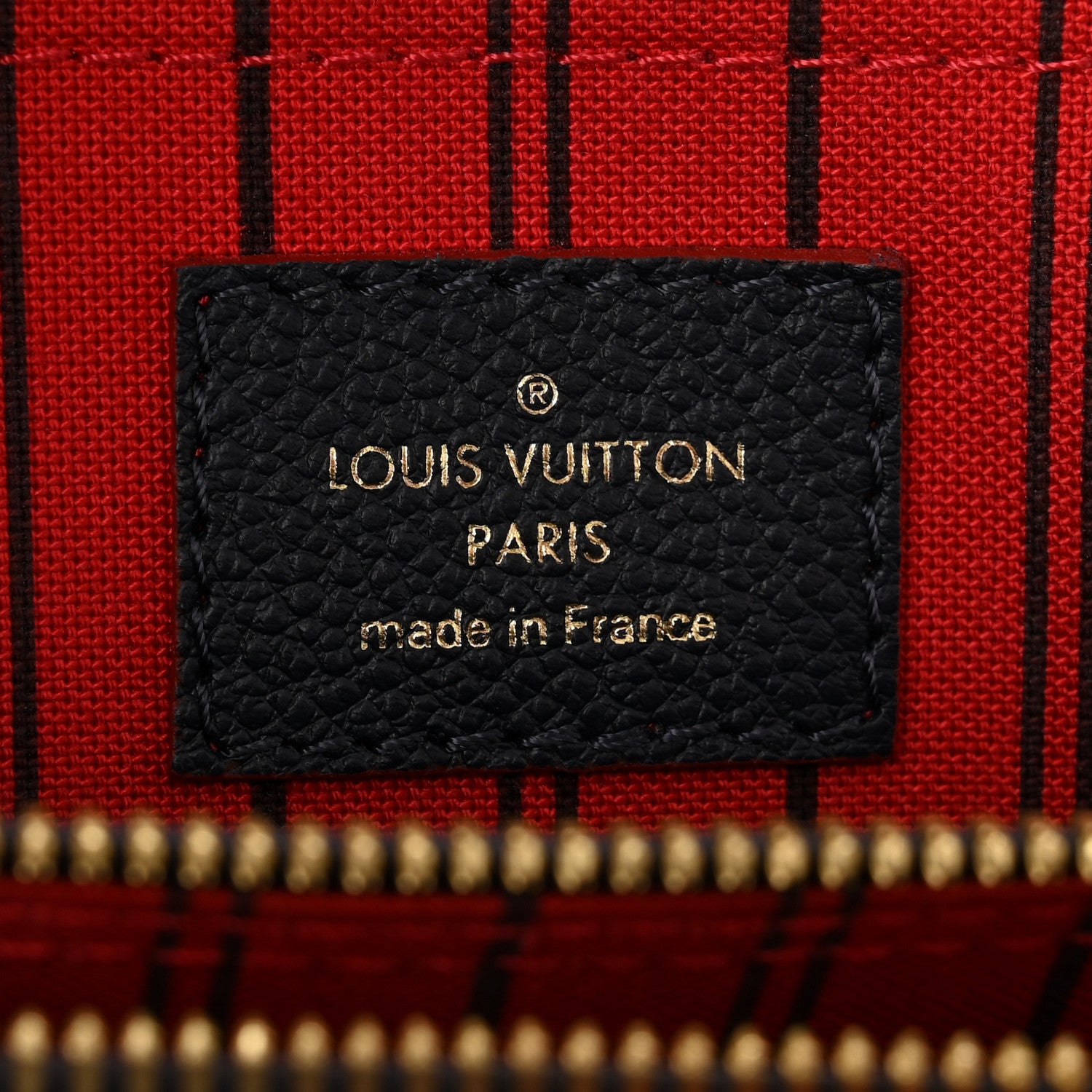 Louis Vuitton Empreinte Montaigne MM Marine Rouge 6 of 10