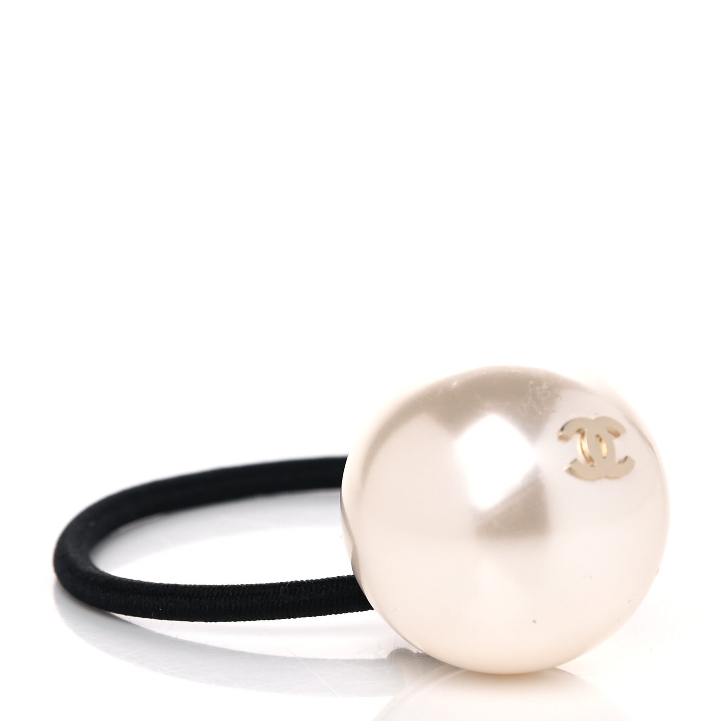 Pearl CC Hair Tie Black White