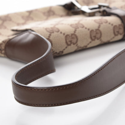 Gucci Monogram Jackie O Flap Bag Brown 8 of 8