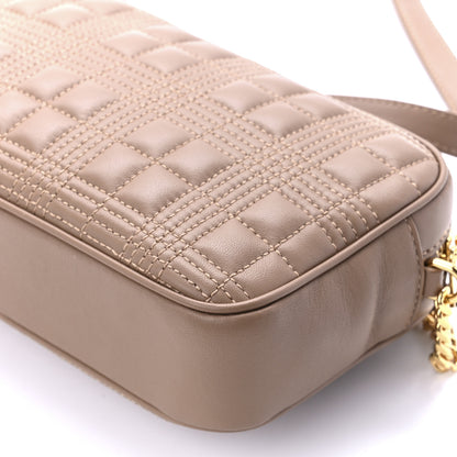 Burberry Lambskin Quilted Camera Bag Camel 10 of 10