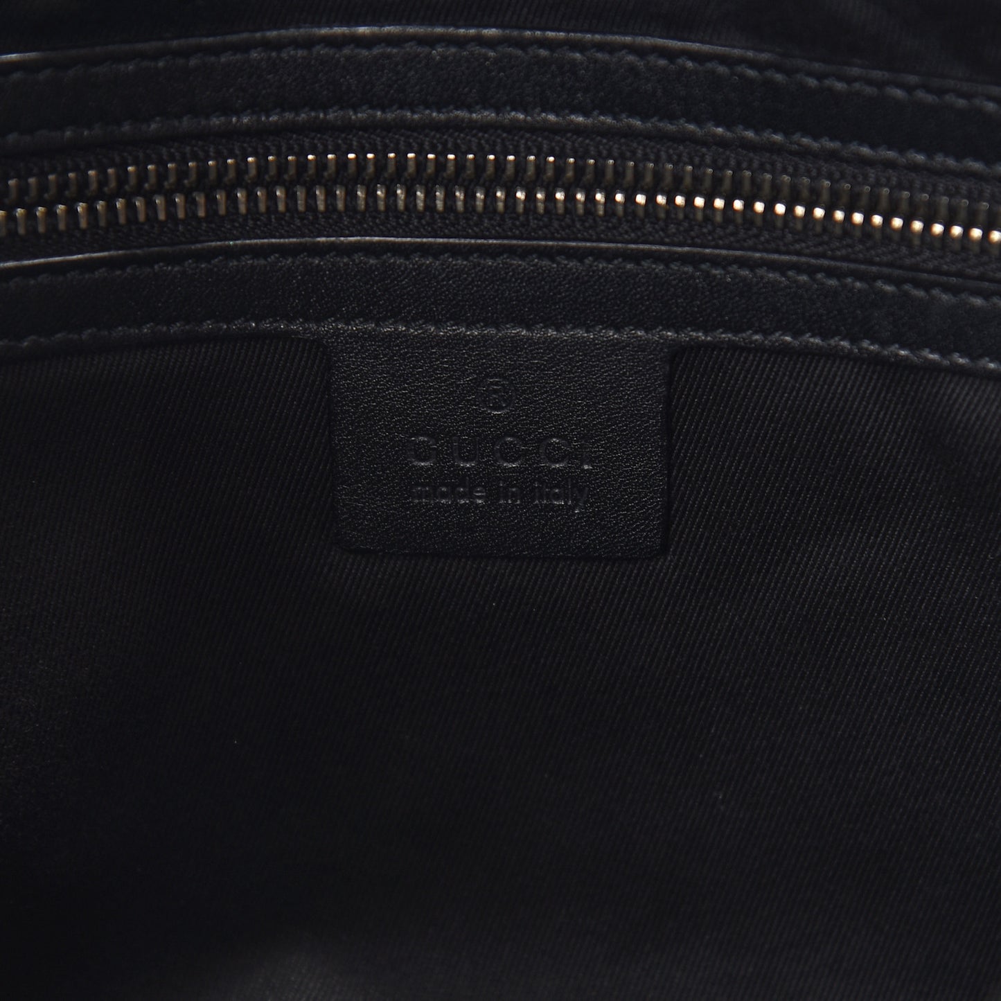Denim Monogram Half Moon Hobo Black