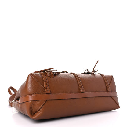 Chloe Grained Calfskin Medium Penelope Shoulder Bag Caramel 7 of 9