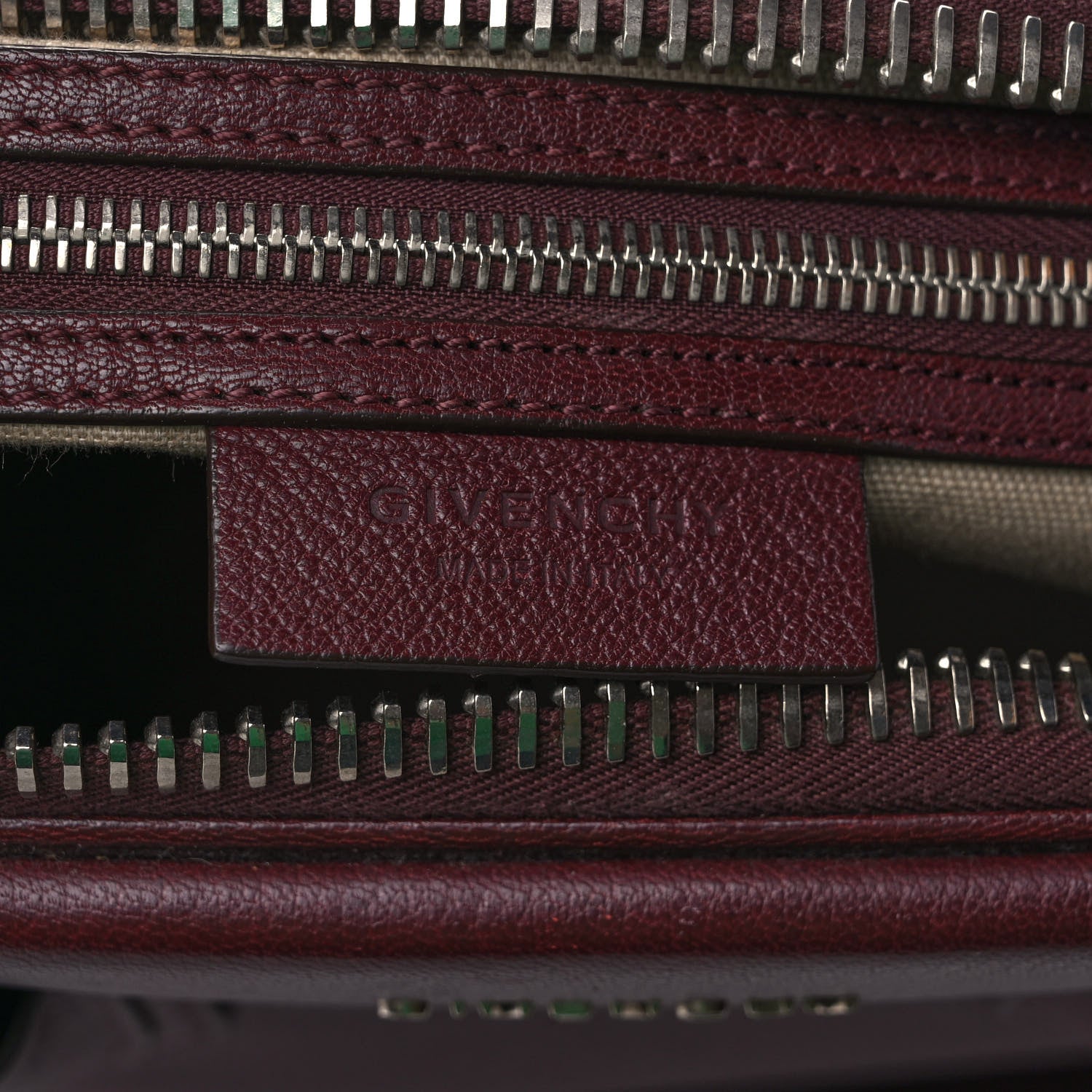 Givenchy Sugar Goatskin Medium Antigona Oxblood 5 of 11