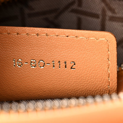 Christian Dior Lambskin Cannage Medium Lady Dior Orange 6 of 16