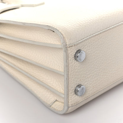 Saint Laurent Grained Calfskin Nano Sac de Jour Dove White 8 of 14