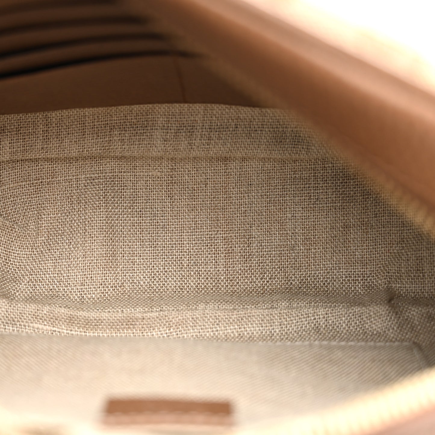 Monogram Mini Bree Messenger Bag Beige Tabacco
