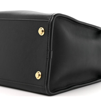 Louis Vuitton Calfskin City Steamer Soft MM Black 8 of 9