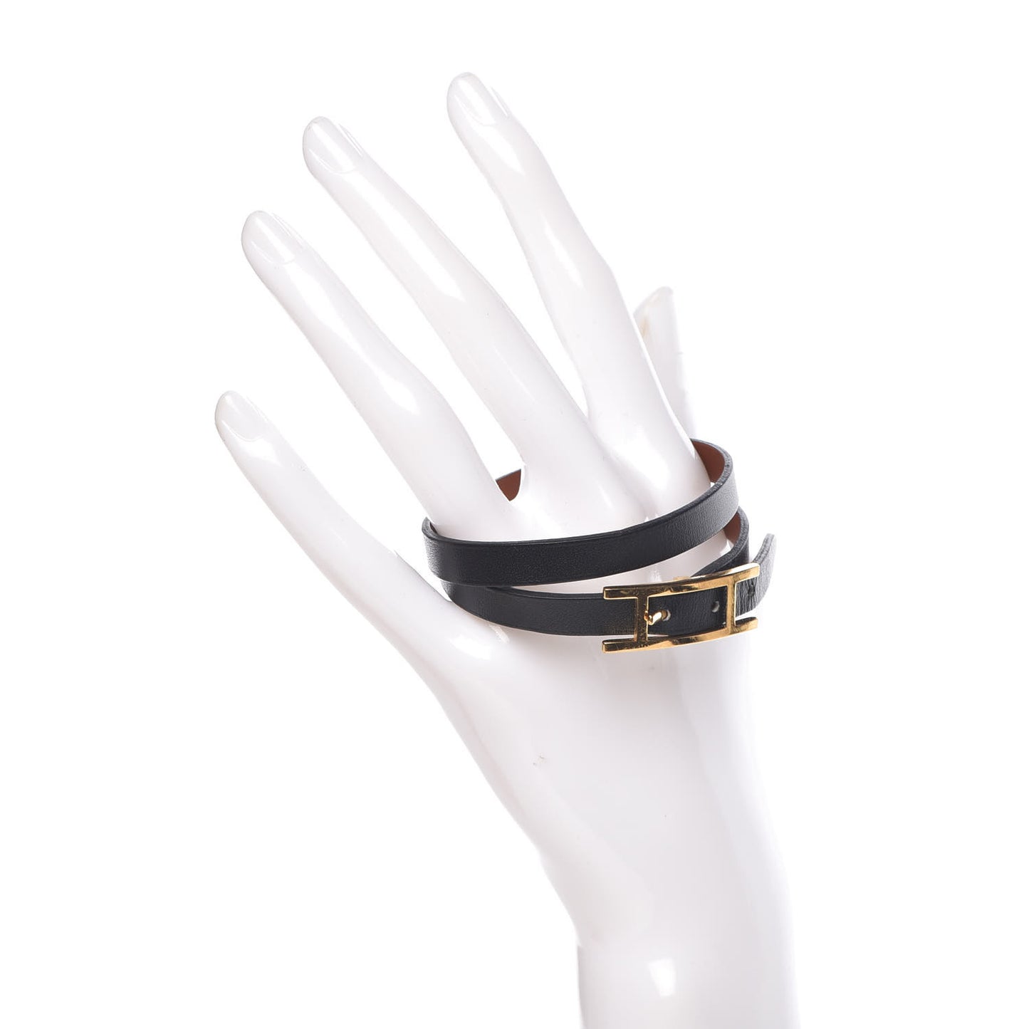 Chamonix Hapi 3MM Triple Tour Wrap Bracelet S Black