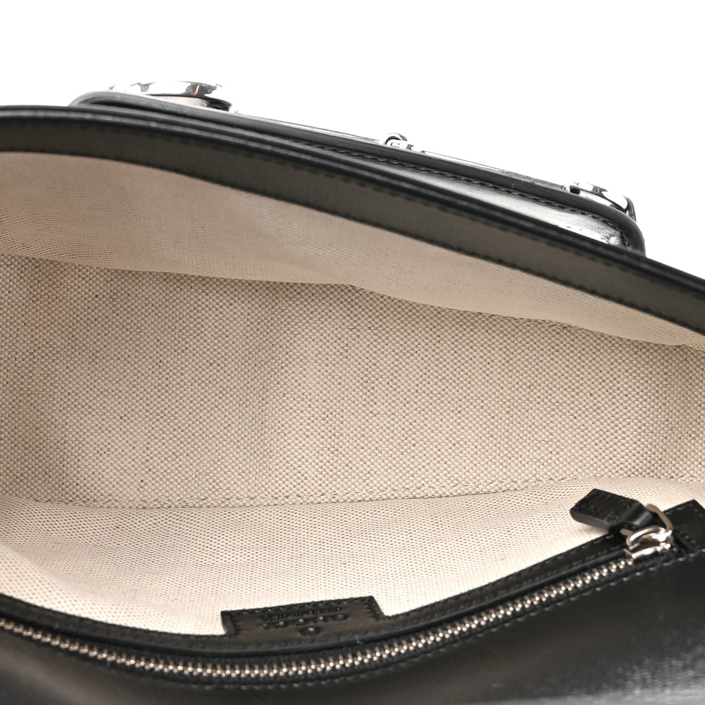 Demetra Small Horsebit 1955 Asymmetric Shoulder Bag Black