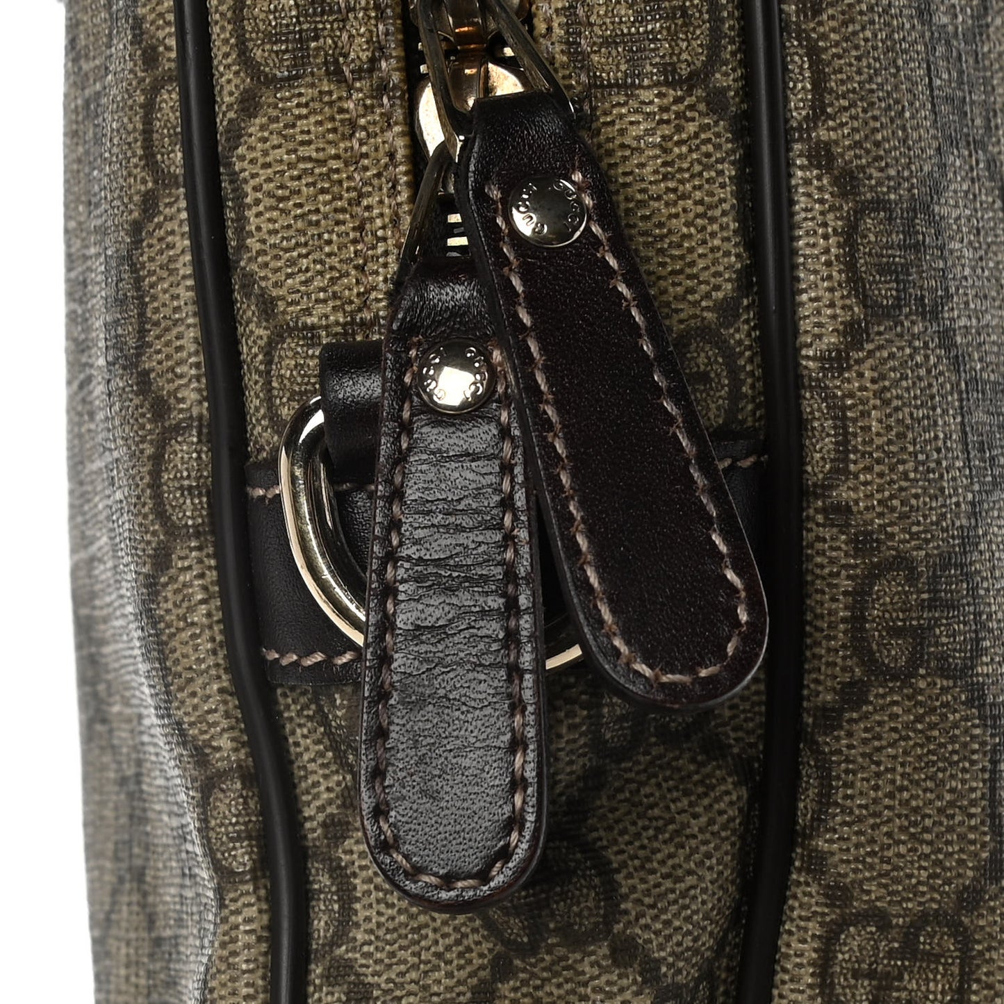 GG Plus Monogram Briefcase Dark Brown