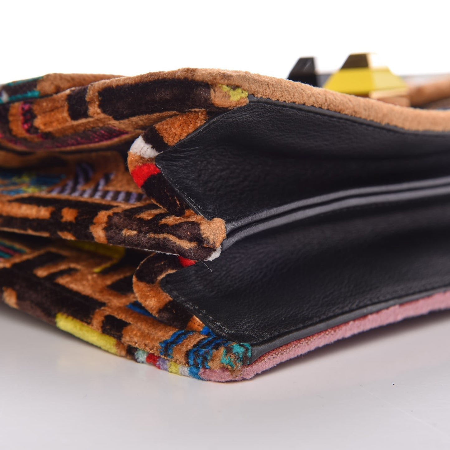 Velvet Vitello Dolce Fun Fair Kan I Shoulder Bag Tobacco Multicolor Black