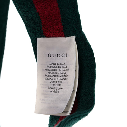 Gucci Vinyl Web Visor M Green Red 7 of 11