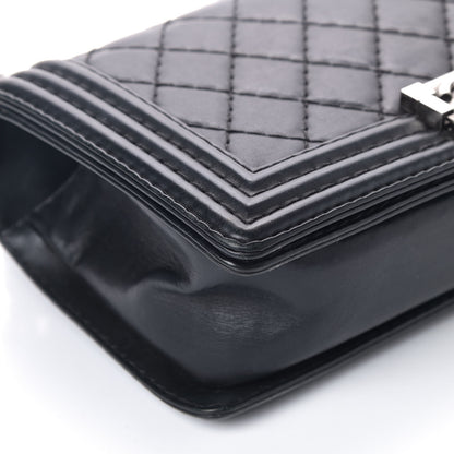 Chanel Calfskin Quilted Medium Boy Flap Black 7 of 8