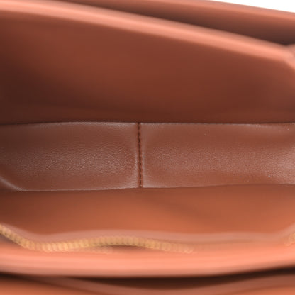 Celine Calfskin Triomphe Canvas Teen Triomphe Bag Tan 5 of 12