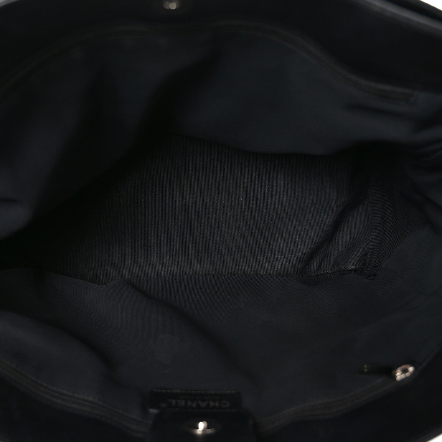Chanel Calfskin Cerf Shopper Tote Black 5 of 10