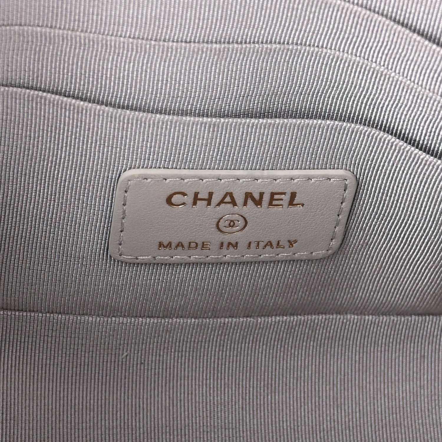 Chanel Caviar Quilted Camera Case Grey 6 of 10