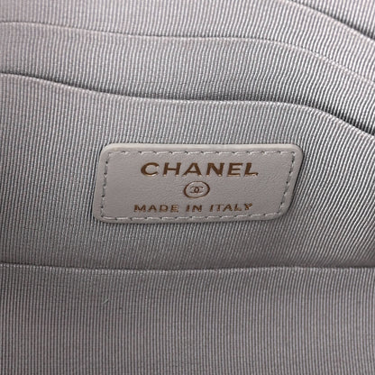 Chanel Caviar Quilted Camera Case Grey 6 of 10