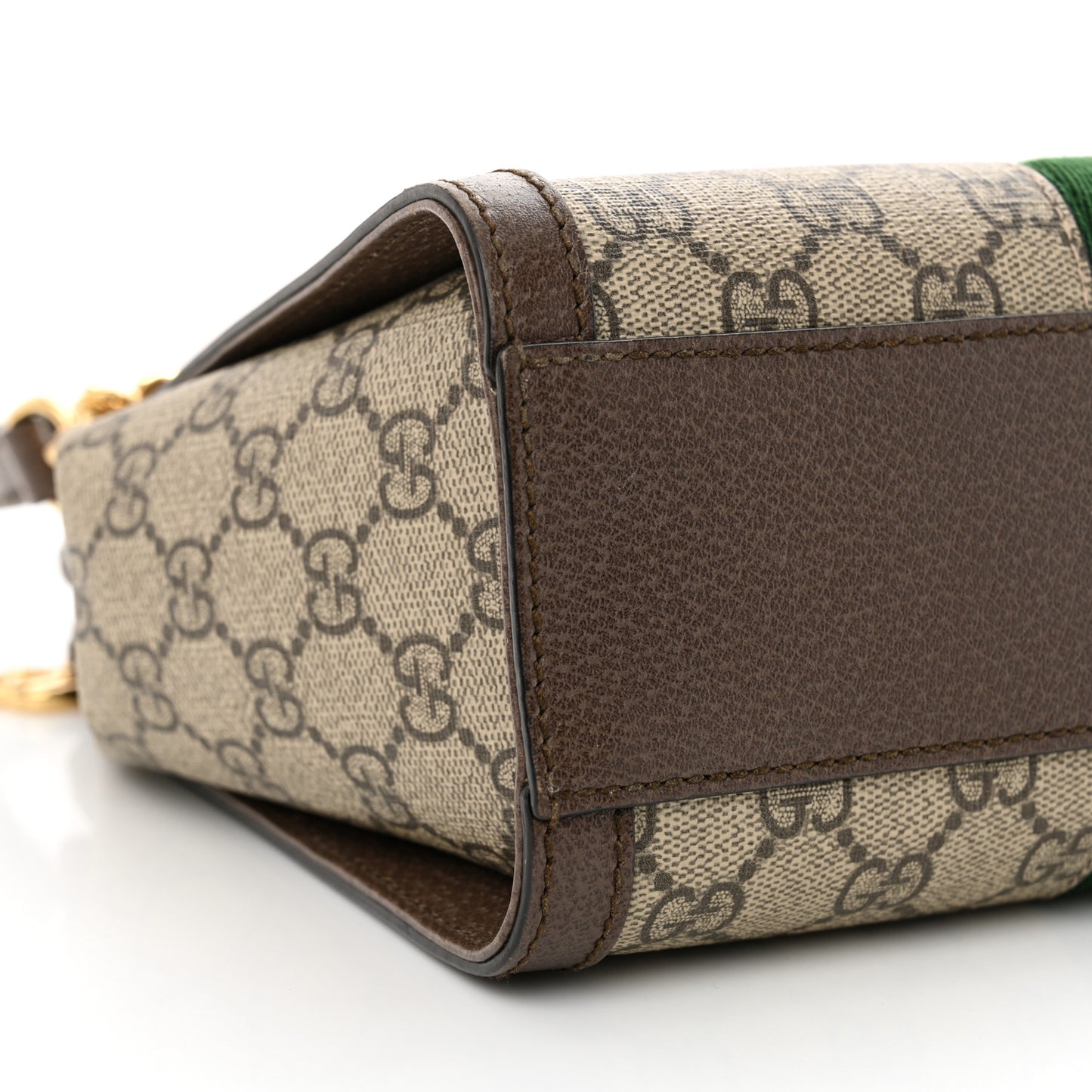 GG Supreme Monogram Small Ophidia Tote Bag Brown