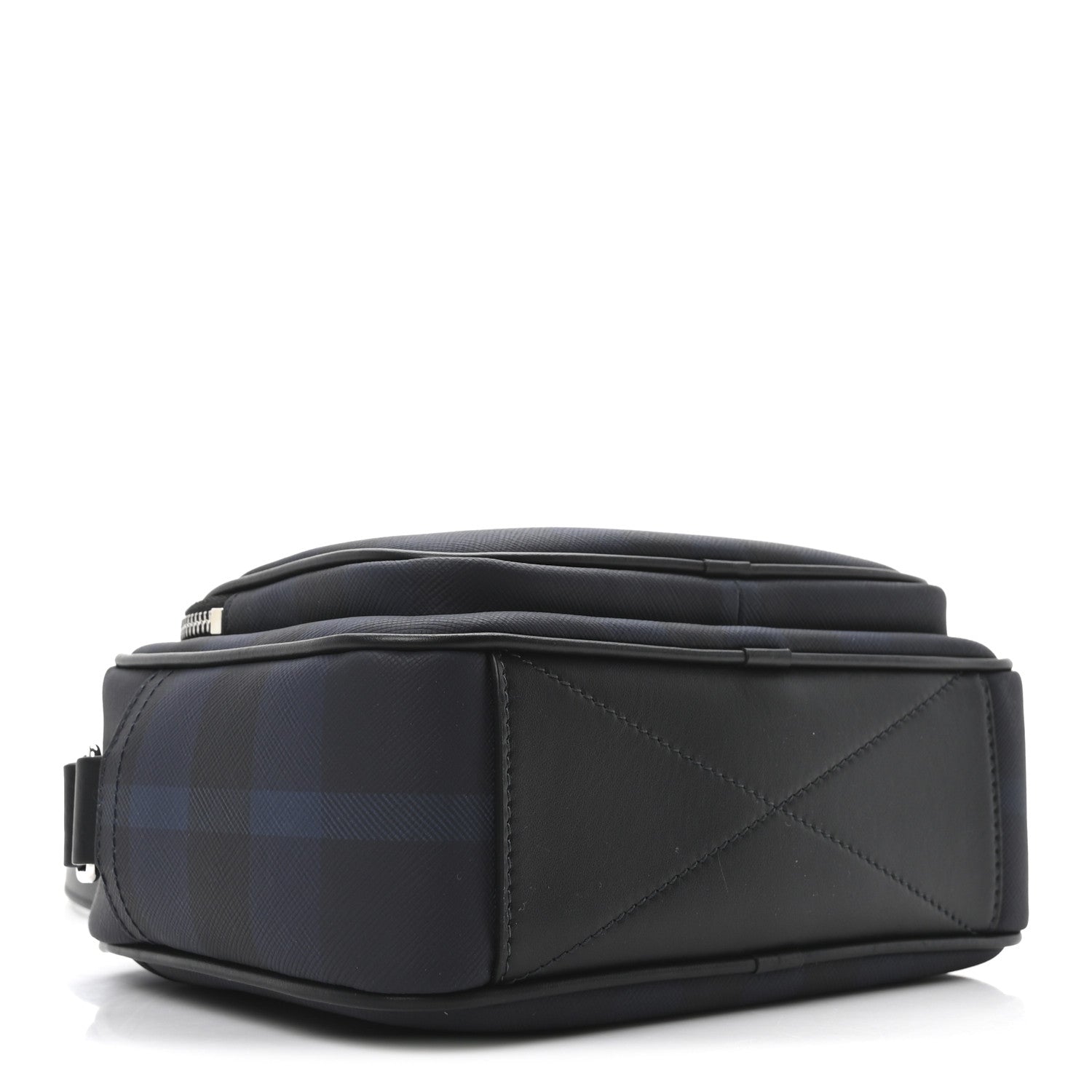 Burberry Canvas Check Paddy Messenger Navy Blue 4 of 9