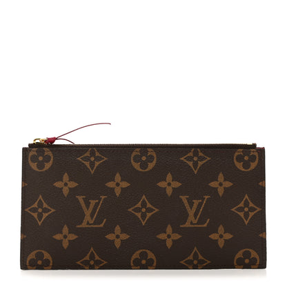 Louis Vuitton Monogram Felicie Chain Wallet Zippered Insert Fuchsia 1 of 6