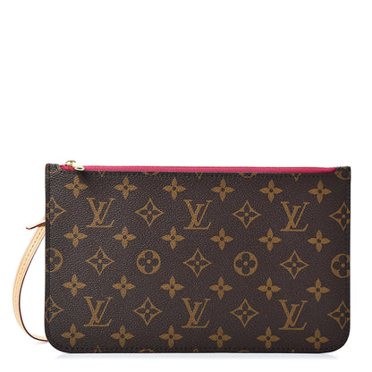 Louis Vuitton Monogram Neverfull MM GM Pochette Pivoine 1 of 8