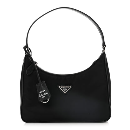 Prada Tessuto Nylon Saffiano Mini Re-Edition 2005 Bag Black 1 of 10