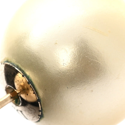 Christian Dior Pearl Mise En Dior Tribal Earrings Gold 5 of 6