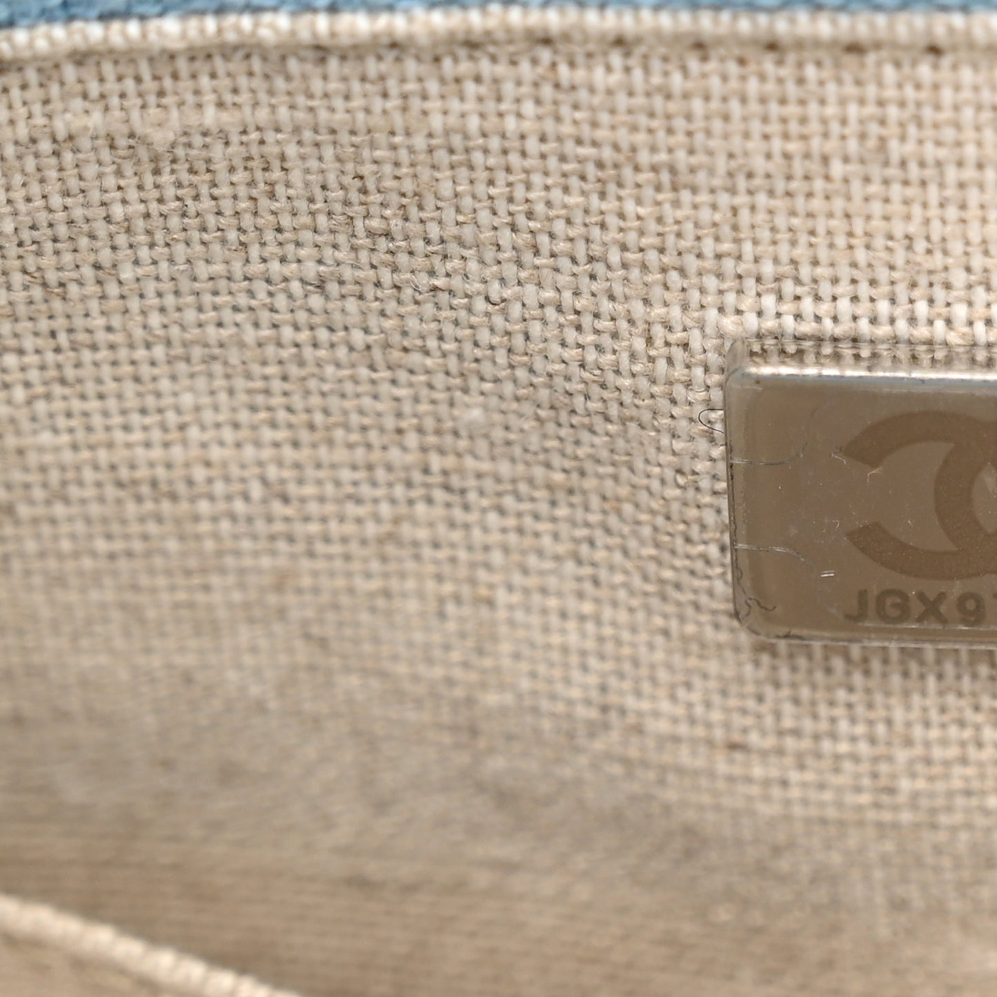 Mixed Fibers Small Deauville Tote Light Blue