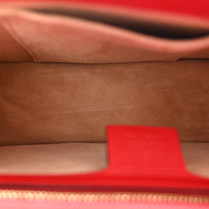 Gucci Calfskin Small Sylvie Shoulder Bag Hibiscus Red 5 of 11