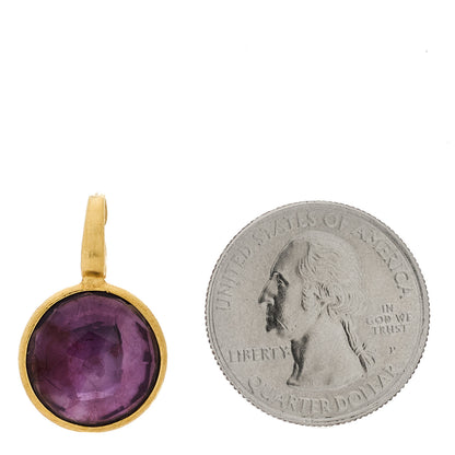 Marco Bicego 18K Yellow Gold Amethyst Jaipur Pendant 2 of 5