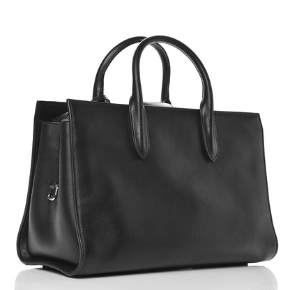 Saint Laurent Calfskin Medium Jane Tote Bag Black 3 of 7