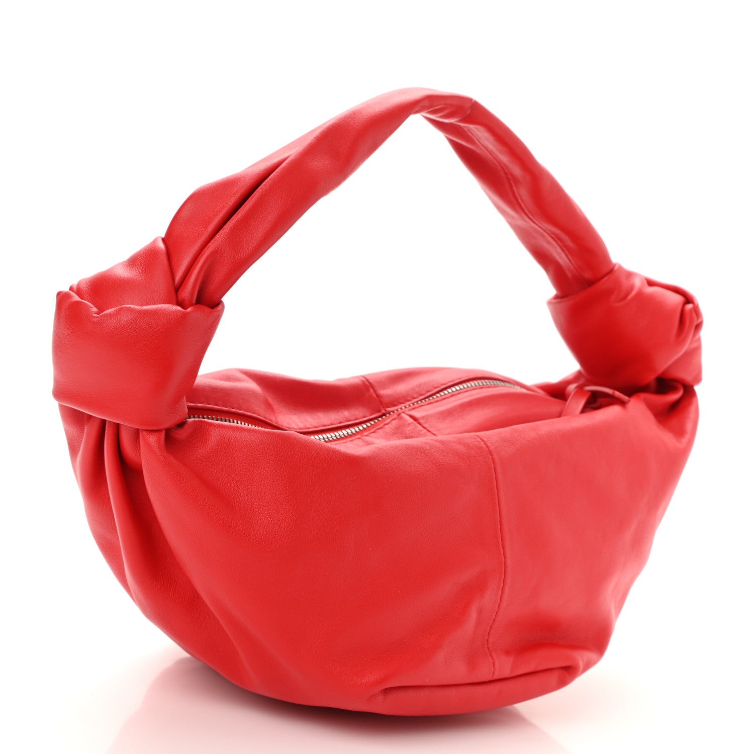 Bottega Veneta Calfskin Mini Double Knot Bag Red 3 of 11