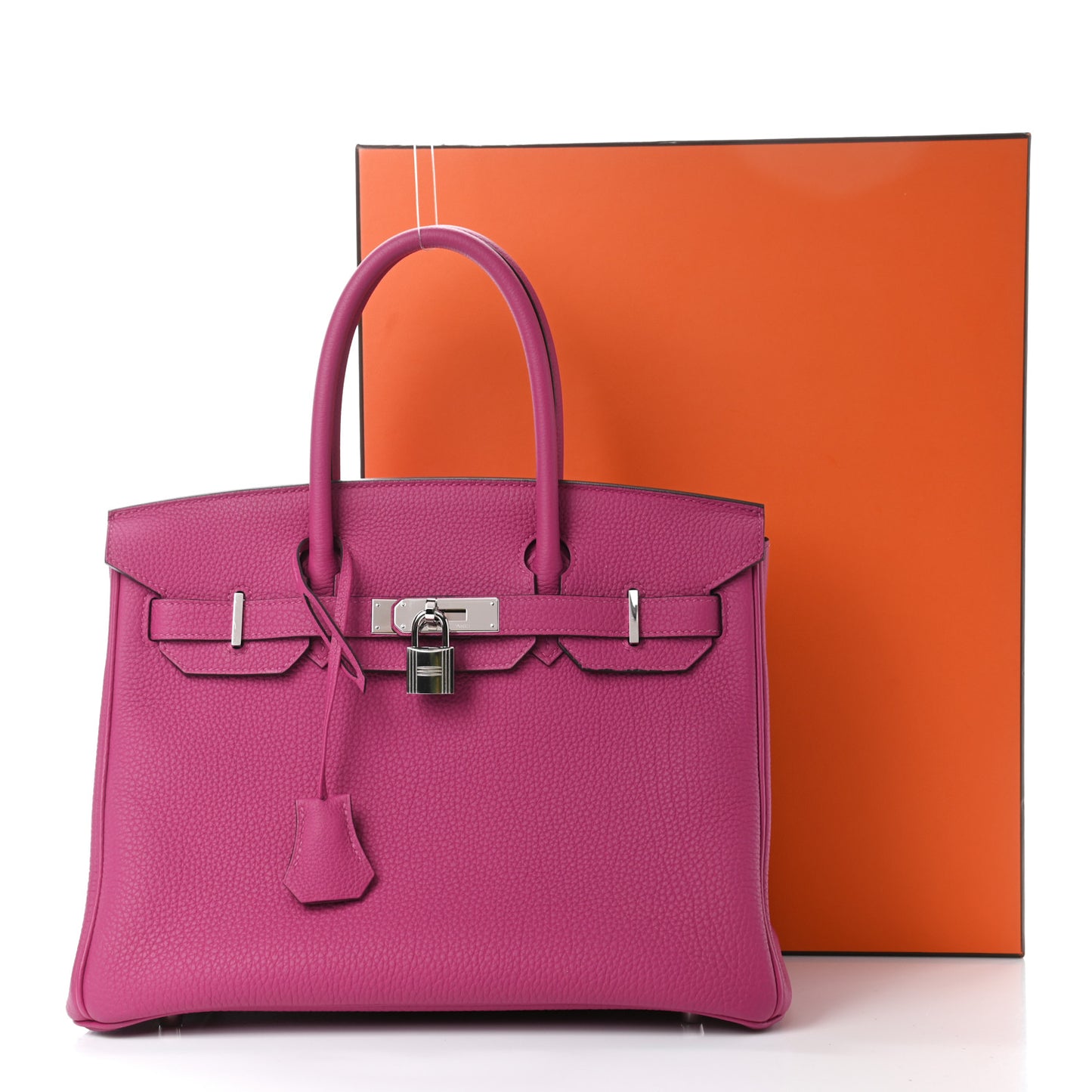 Togo Birkin 30 Rose Pourpre