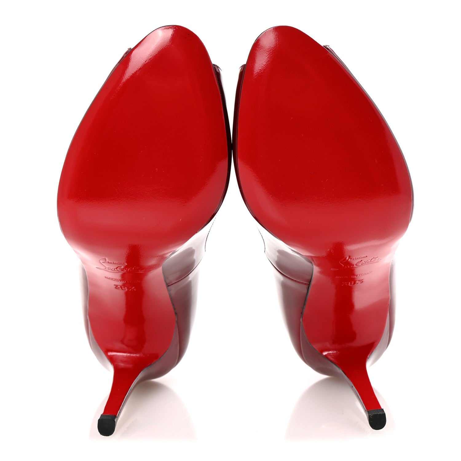Christian Louboutin Patent You You 100 Pumps 38.5 Rouge 6 of 8