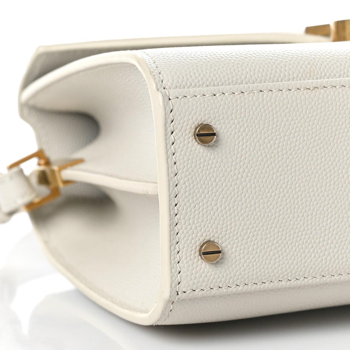 Grain de Poudre Mini Classic Monogram Cassandra Top Handle Vintage White