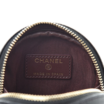 Chanel Caviar Quilted Zip Around Classic Coin Purse Black 6 of 7