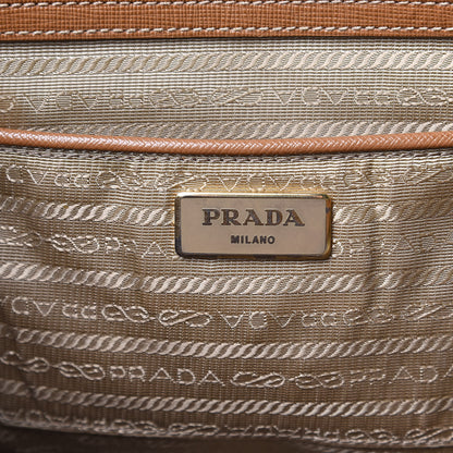 Prada Saffiano Large Galleria Double Zip Tote Caramel 6 of 22