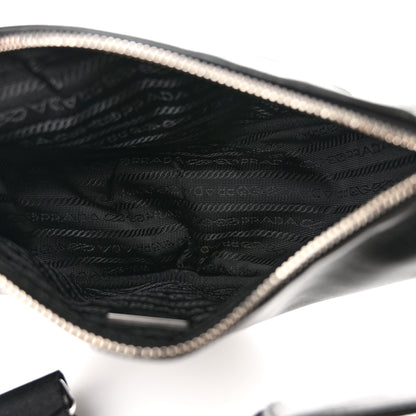 Prada Grace Lux Triangle Shoulder Bag Black 5 of 12